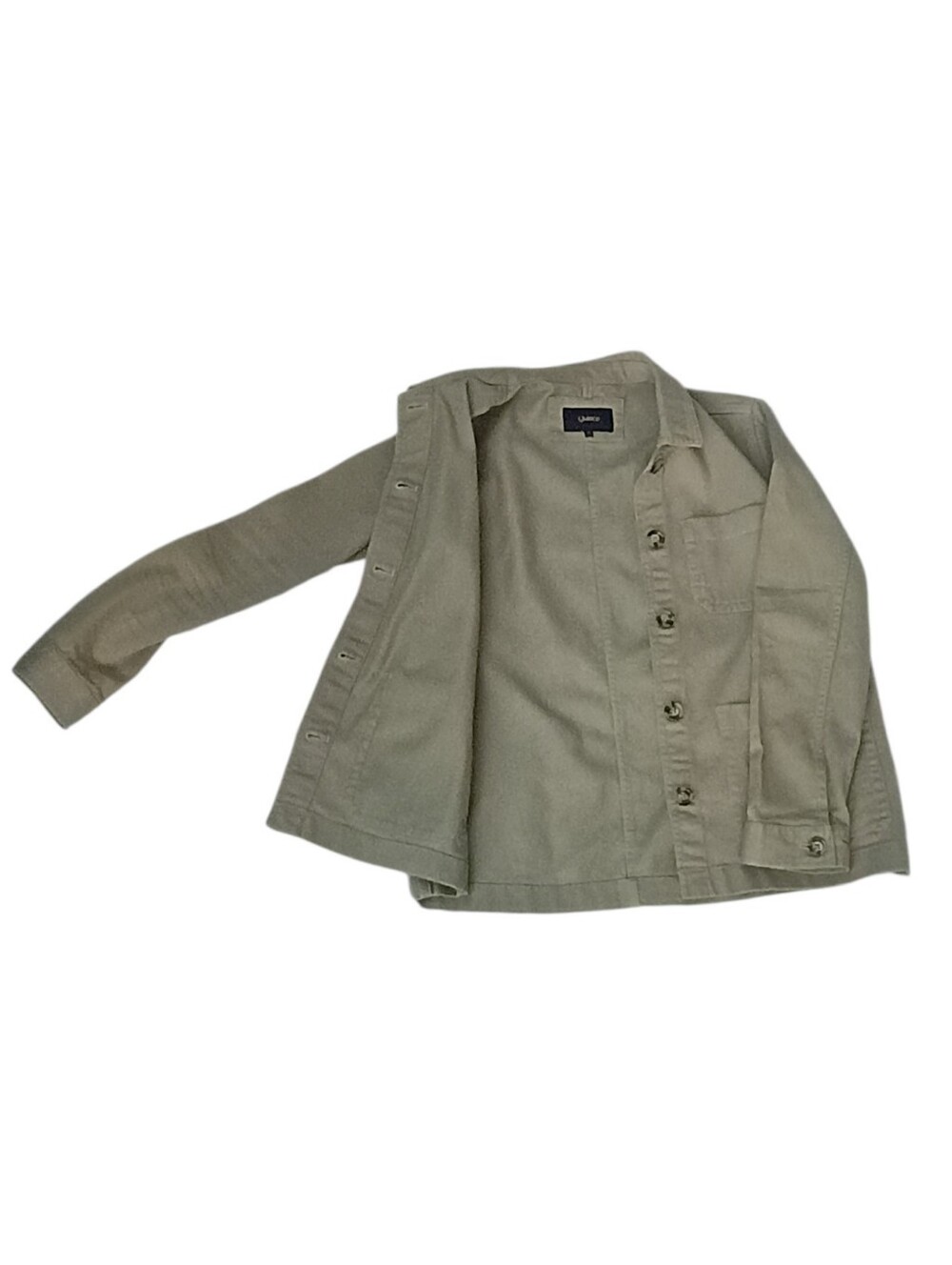Quince Women's Olive Green Chore Utility Jacket sz S - Picture 8 of 11